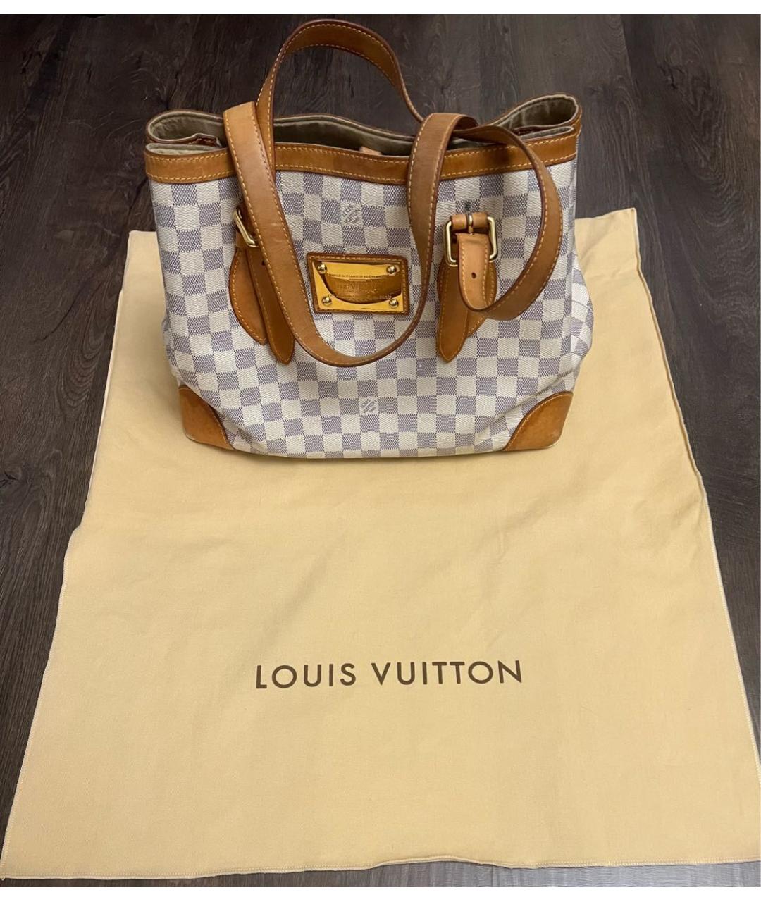LOUIS VUITTON Кожаная сумка тоут, фото 9