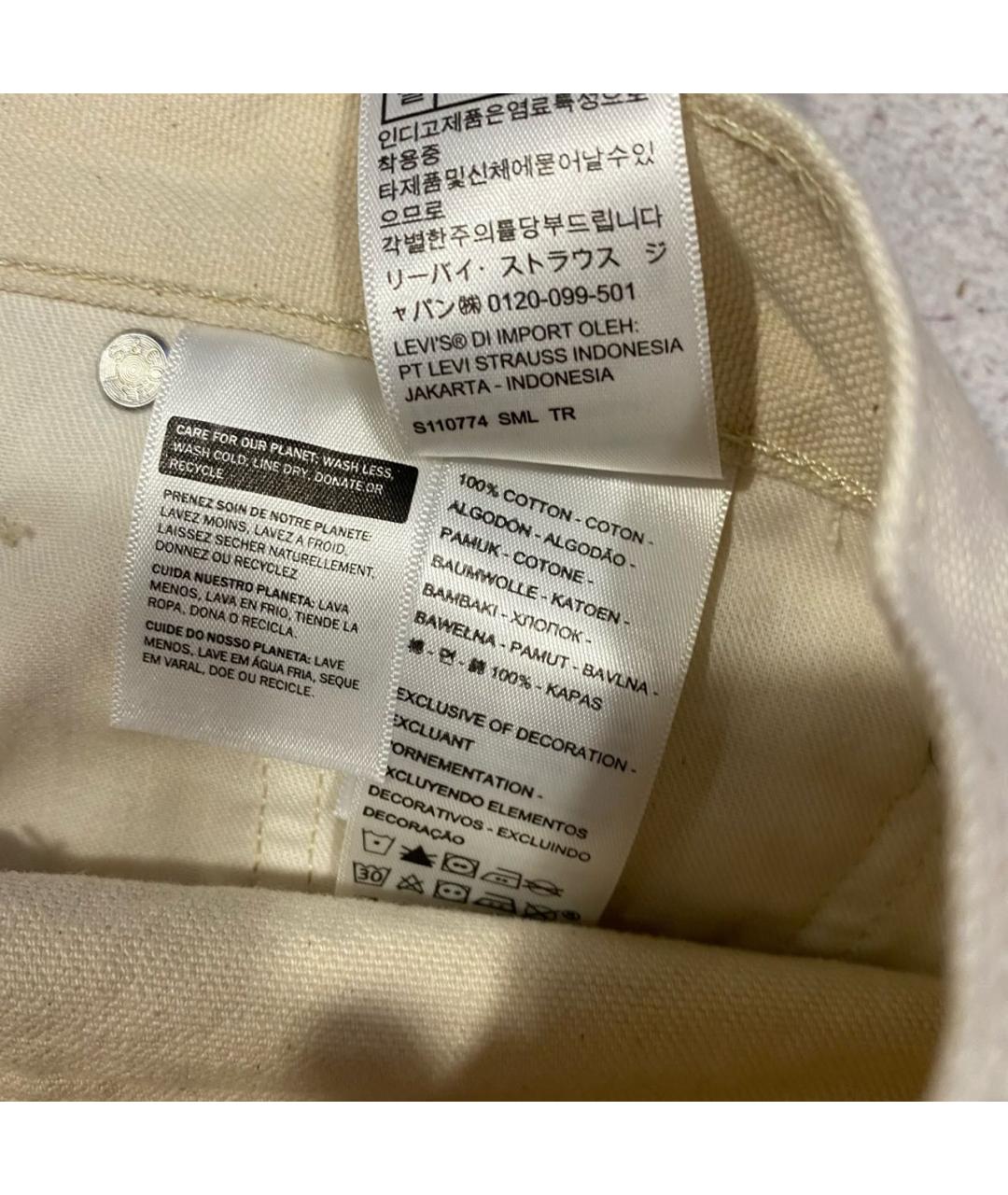 LEVI'S Хлопковые прямые джинсы, фото 6