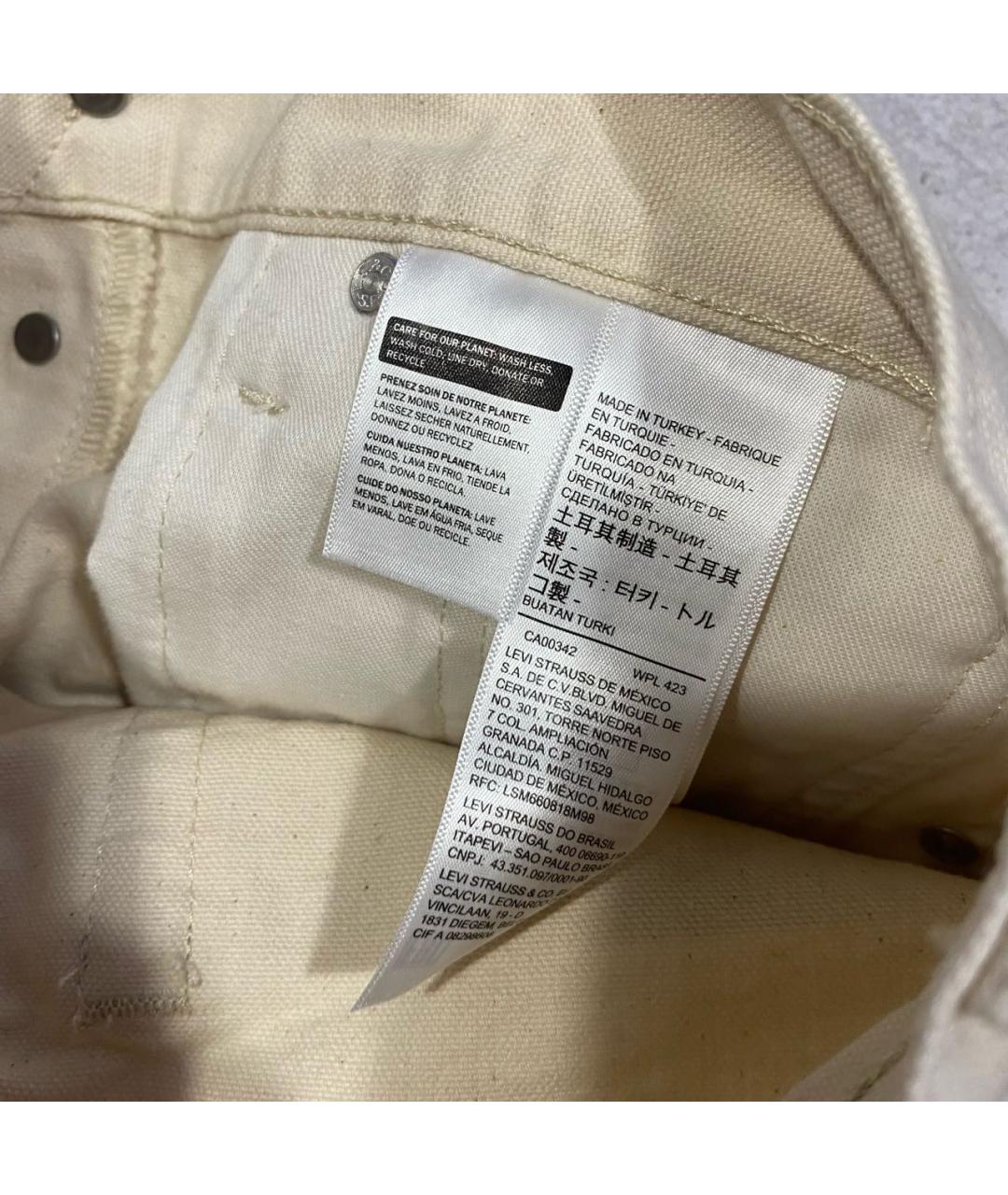 LEVI'S Хлопковые прямые джинсы, фото 5