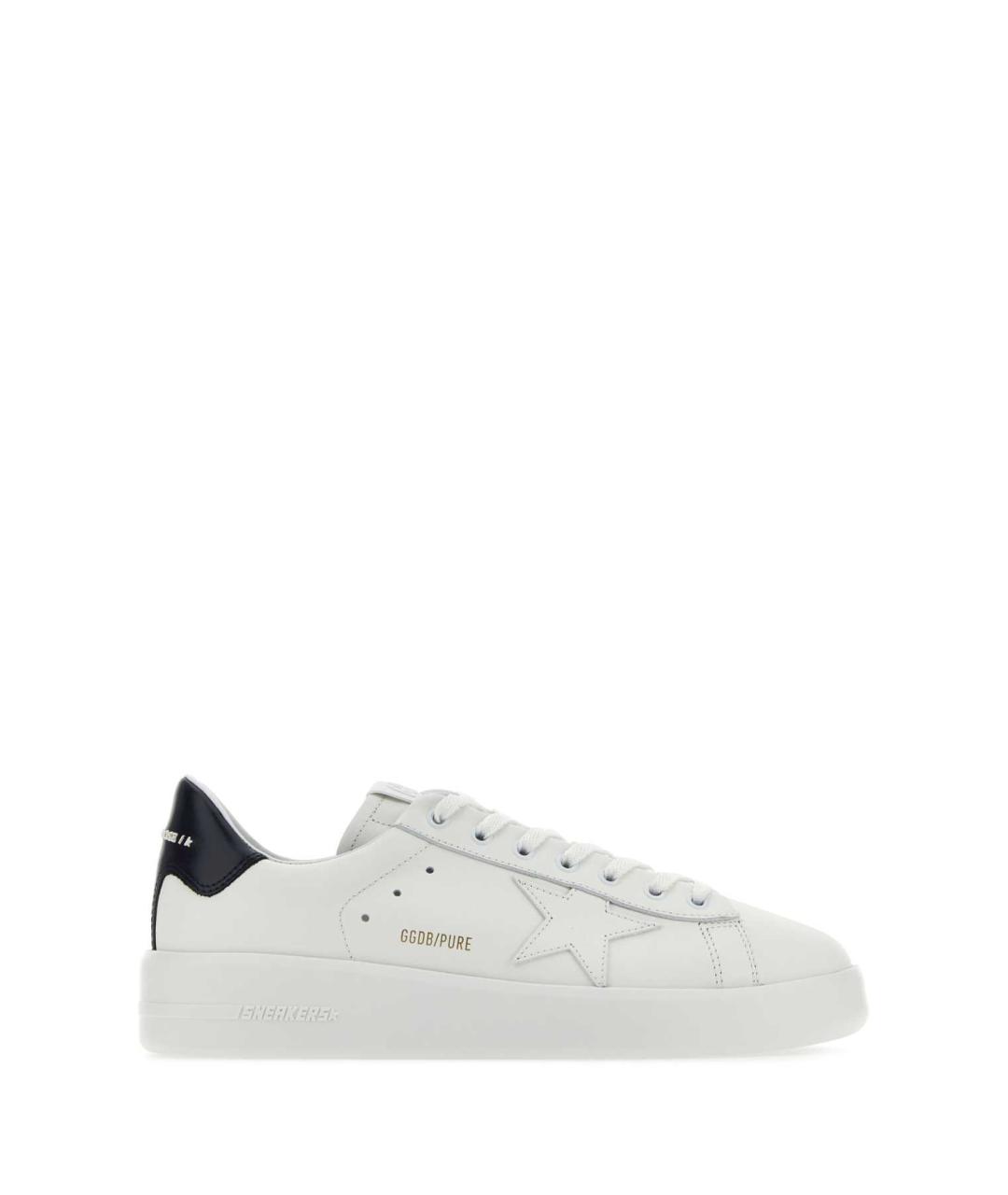 GOLDEN GOOSE DELUXE BRAND Белые кожаные низкие кроссовки / кеды, фото 1