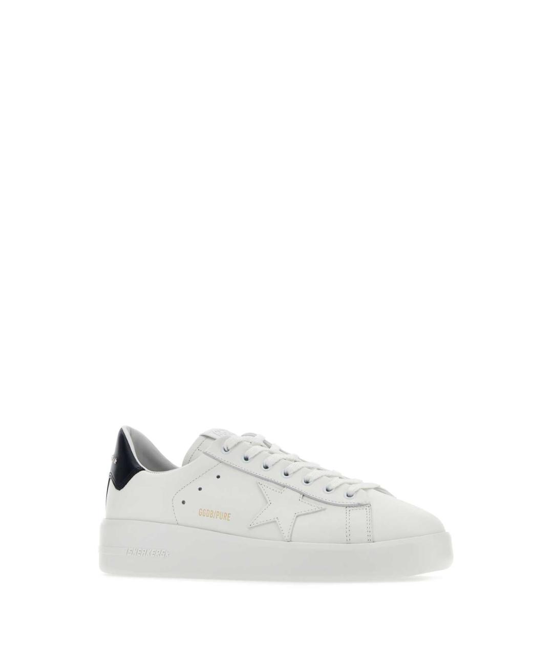 GOLDEN GOOSE DELUXE BRAND Белые кожаные низкие кроссовки / кеды, фото 2
