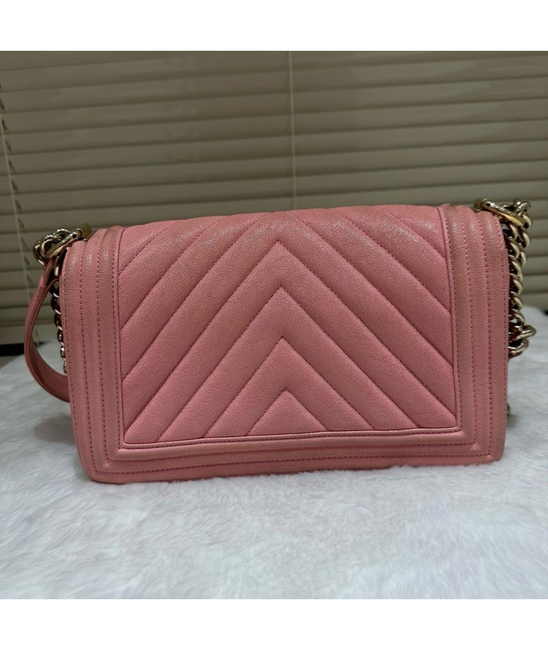 CHANEL Розовая сумка через плечо, фото 5