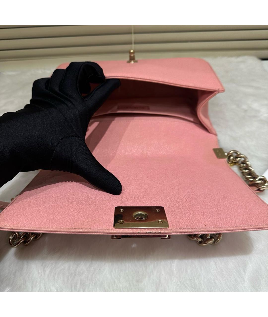 CHANEL Розовая сумка через плечо, фото 7