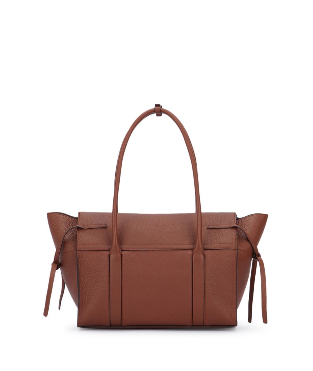 MULBERRY Коричневая кожаная сумка тоут, фото 3