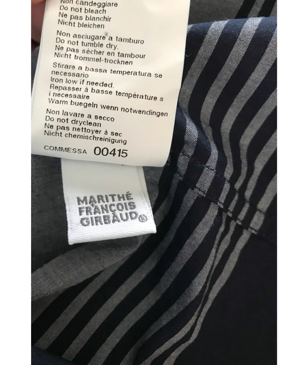 MARITHE FRANCOIS GIRBAUD Хлопковая кэжуал рубашка, фото 5