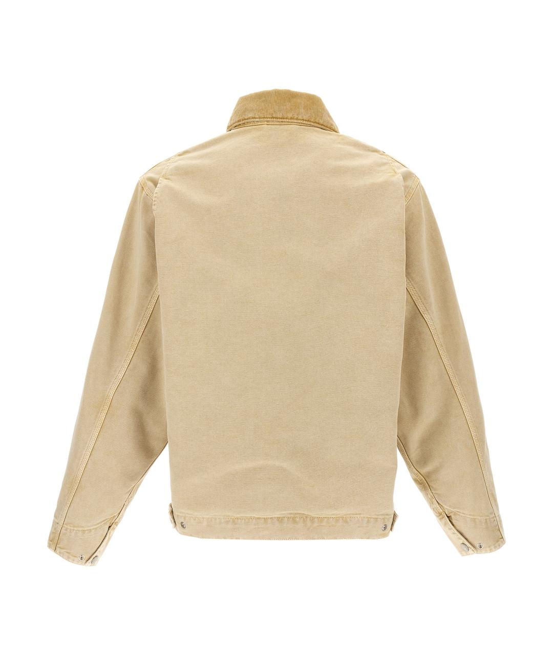 CARHARTT WIP Бежевая хлопковая куртка, фото 2