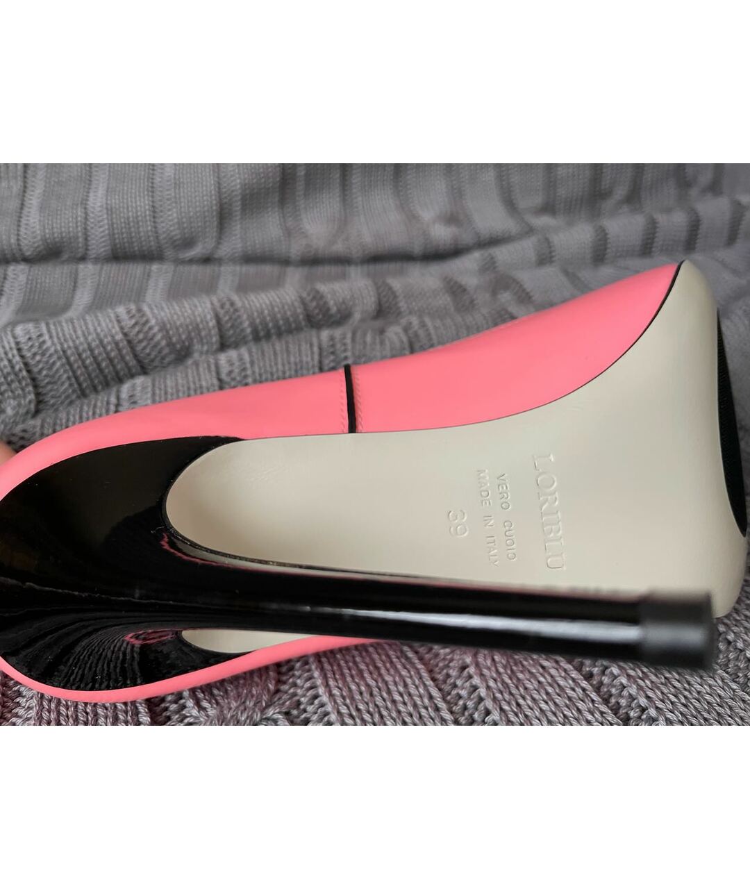 LORIBLU Розовые туфли из лакированной кожи, фото 4