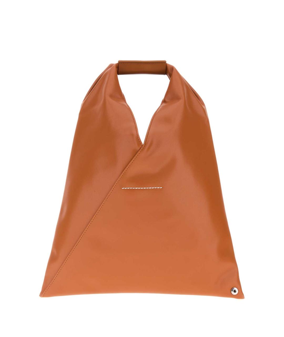 MM6 MAISON MARGIELA Коричневая сумка тоут, фото 3
