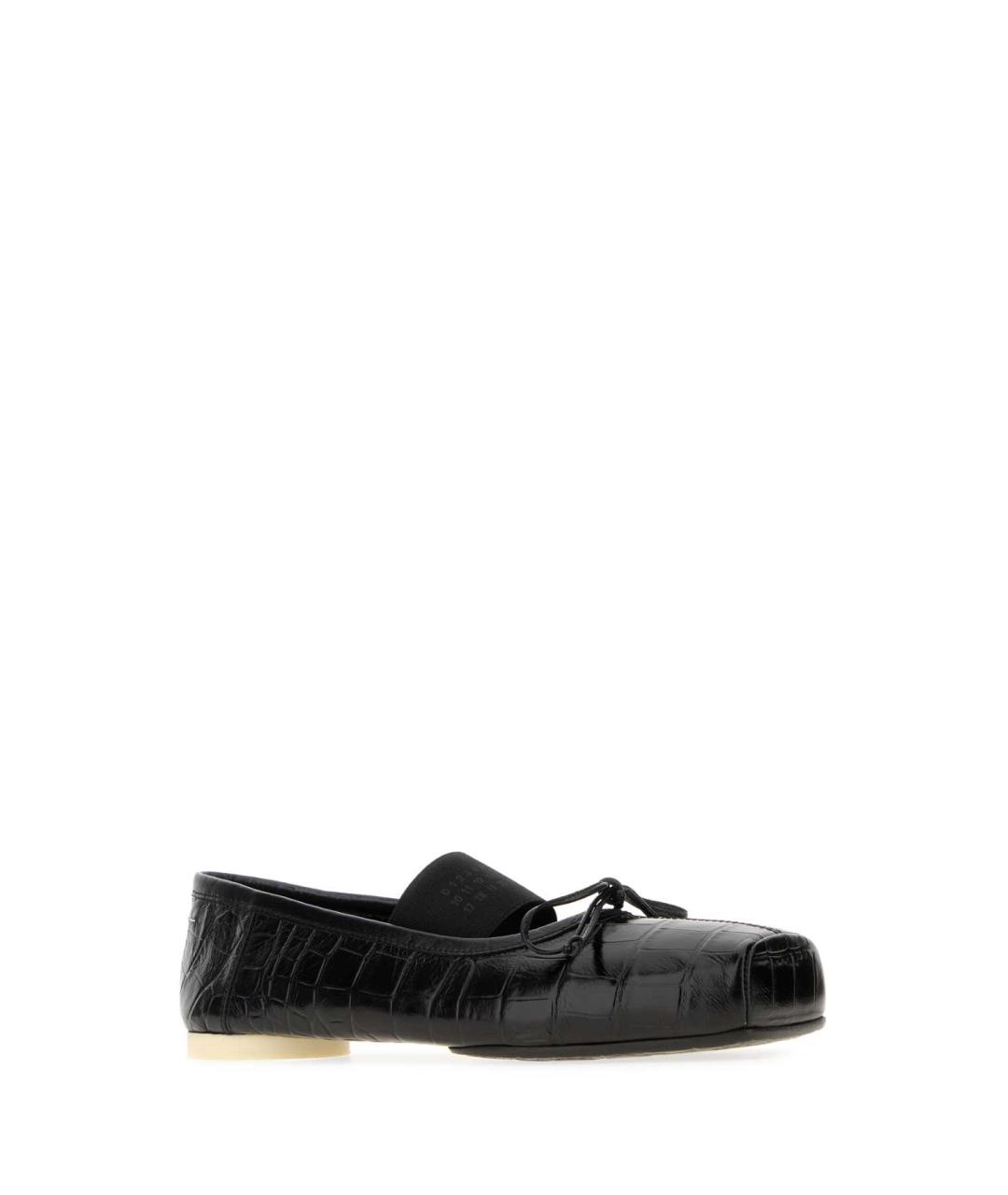 MM6 MAISON MARGIELA Черные кожаные балетки, фото 2