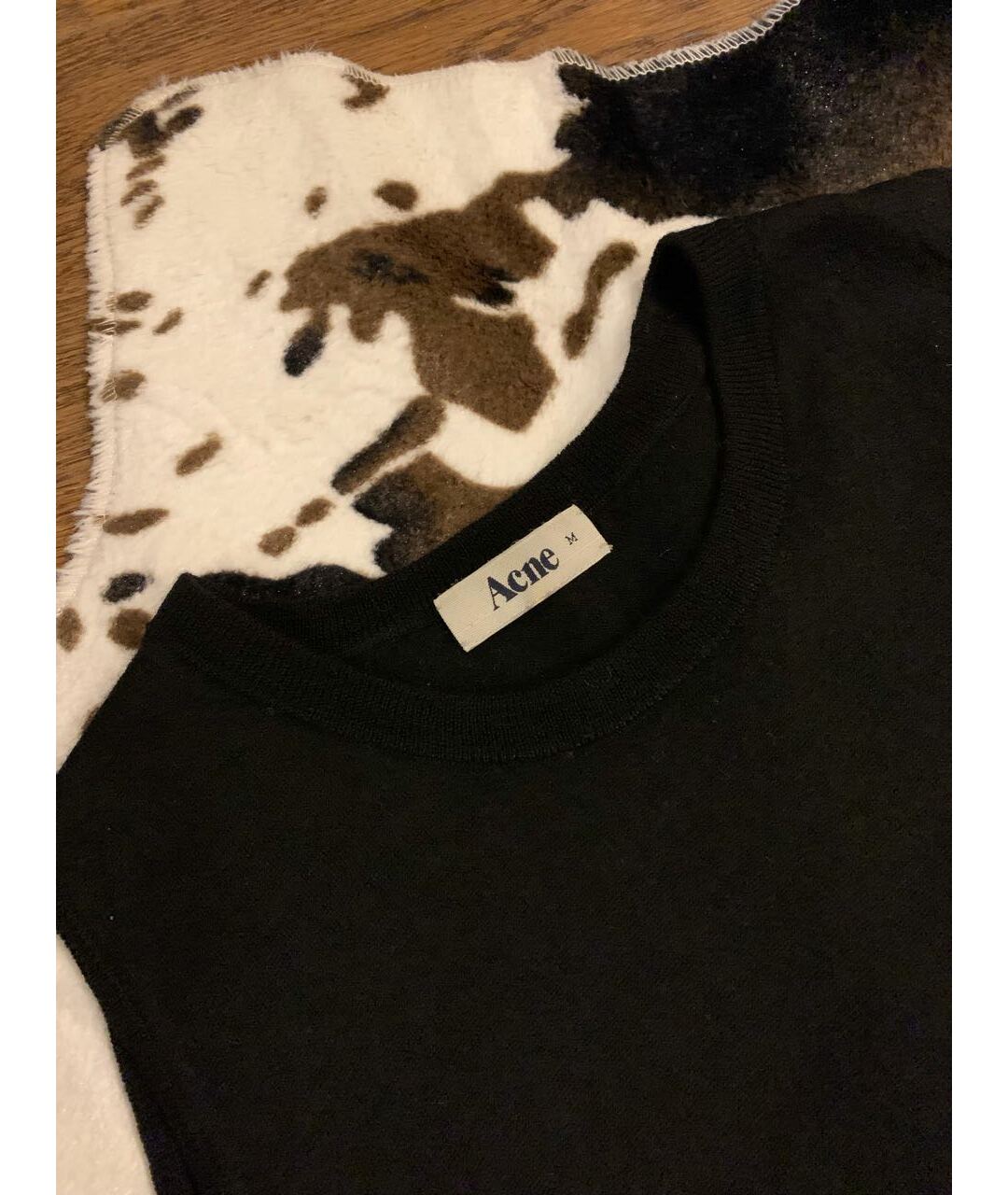 ACNE STUDIOS Черное шерстяное повседневное платье, фото 5