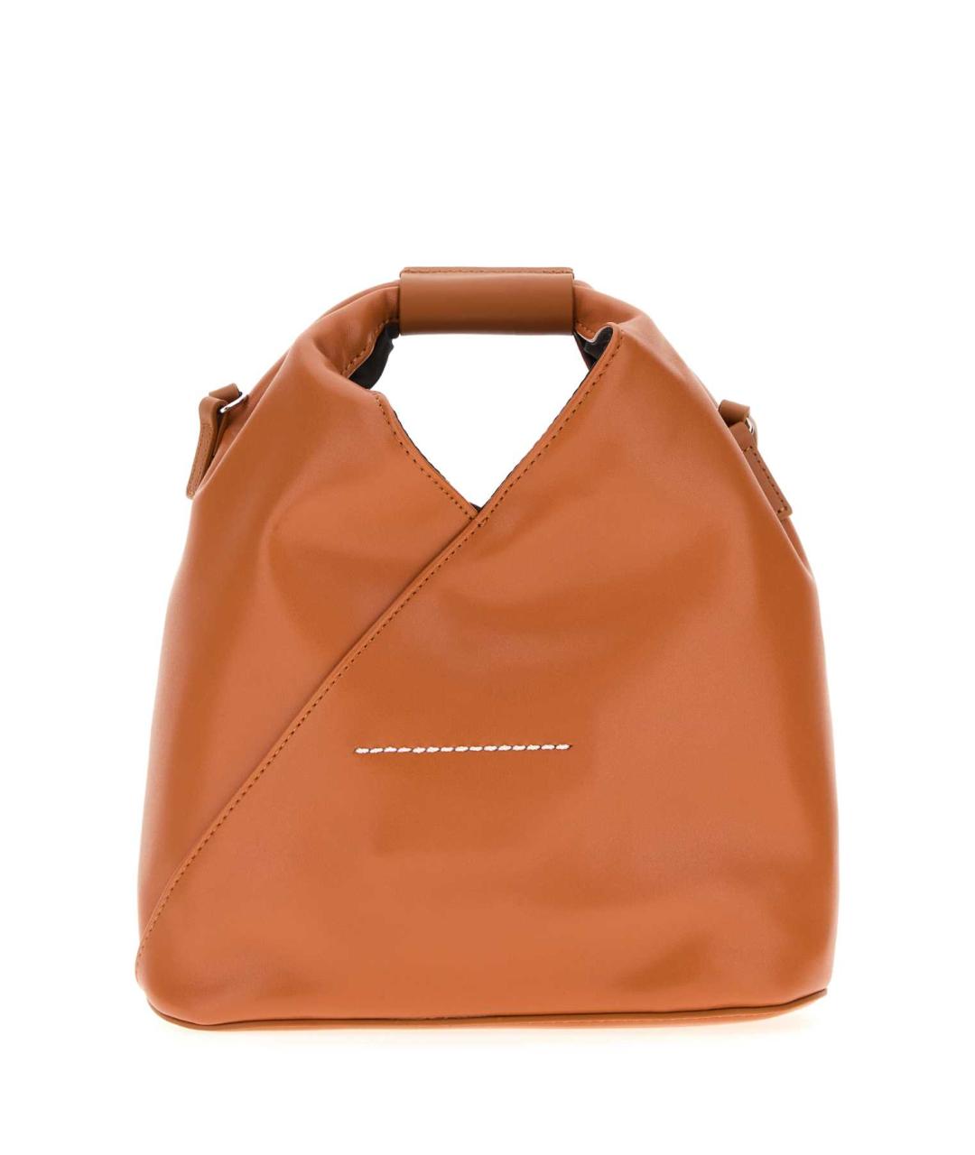 MM6 MAISON MARGIELA Коричневая сумка тоут, фото 3
