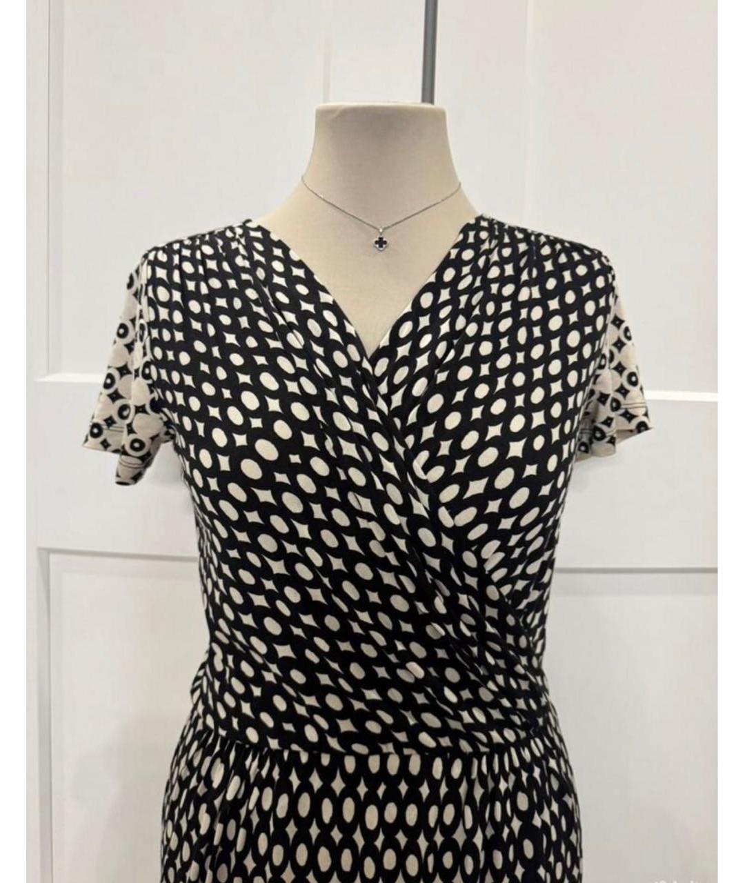 WEEKEND MAX MARA Мульти шелковое повседневное платье, фото 5