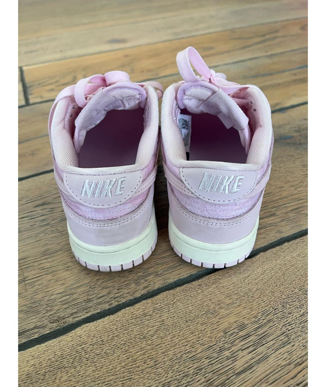 NIKE Розовые текстильные кроссовки, фото 4