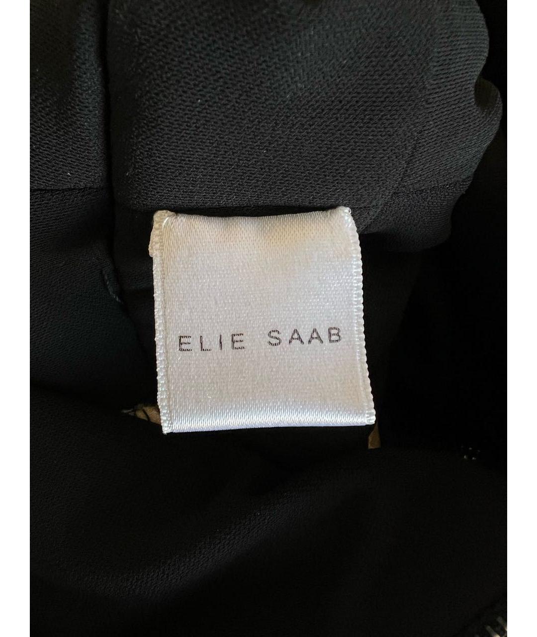 ELIE SAAB Черное вискозное вечернее платье, фото 5
