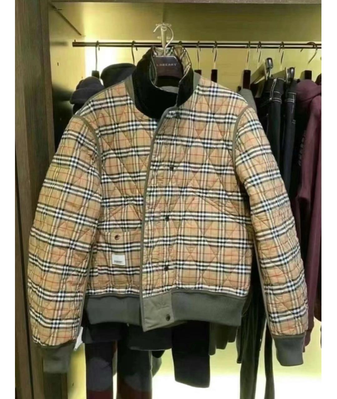 BURBERRY Хаки куртка, фото 7