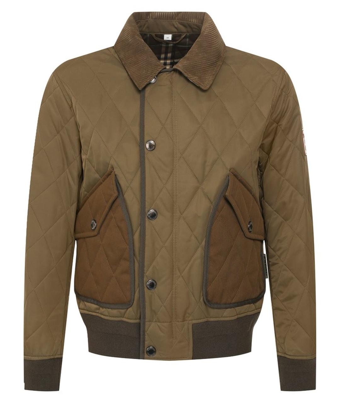 BURBERRY Хаки куртка, фото 1