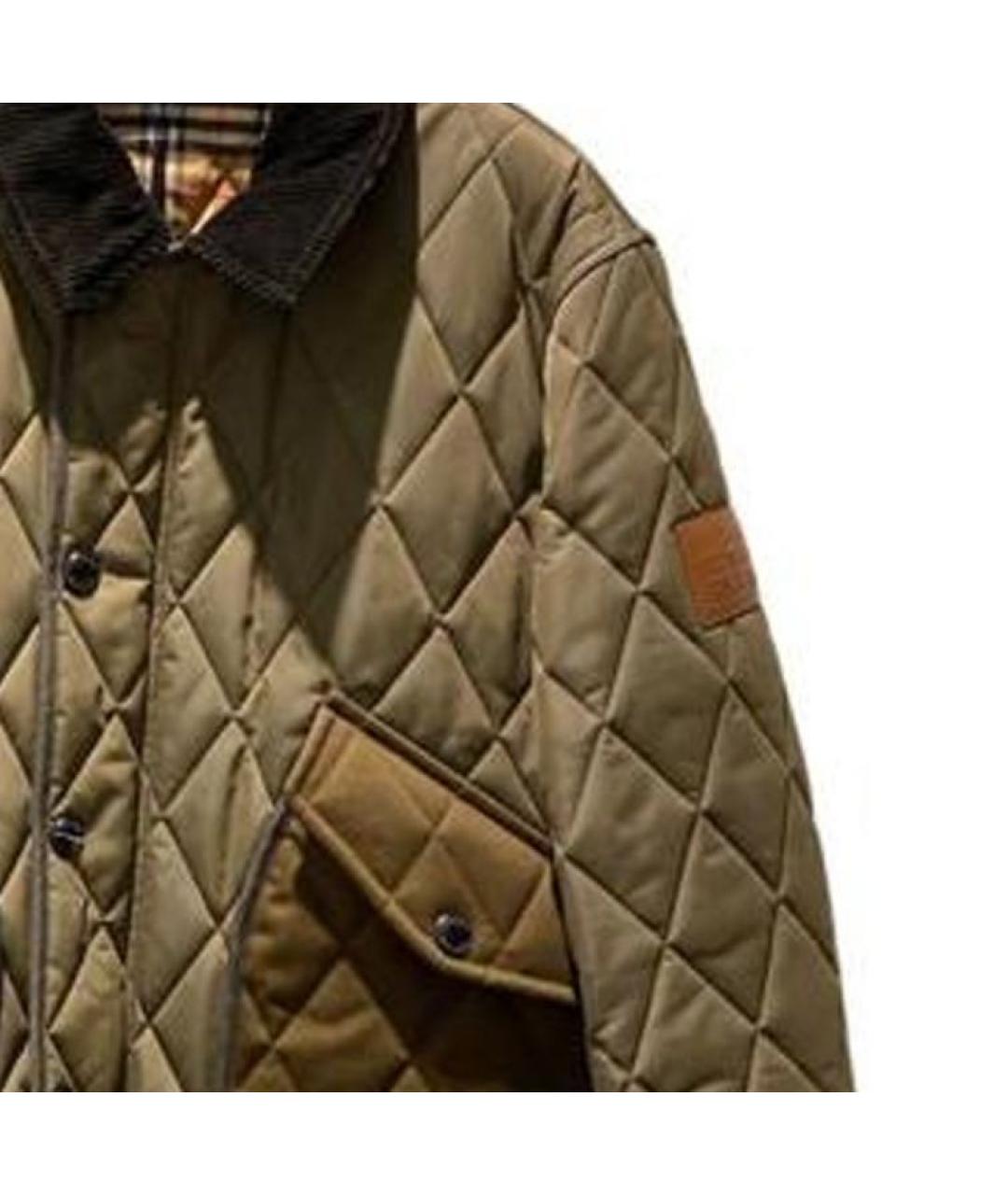 BURBERRY Хаки куртка, фото 4