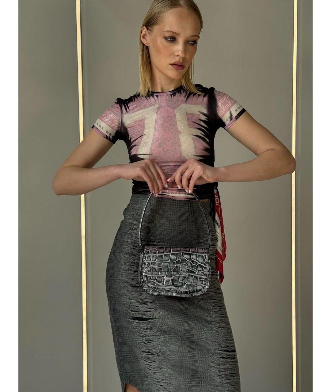 DIESEL Фиолетовая сумка через плечо, фото 2