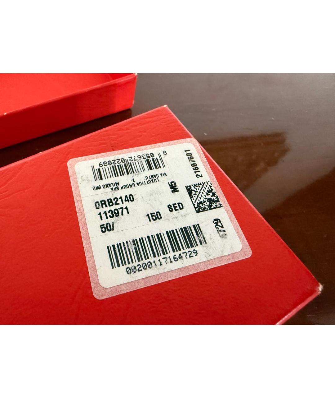 RAY BAN Красные пластиковые солнцезащитные очки, фото 8