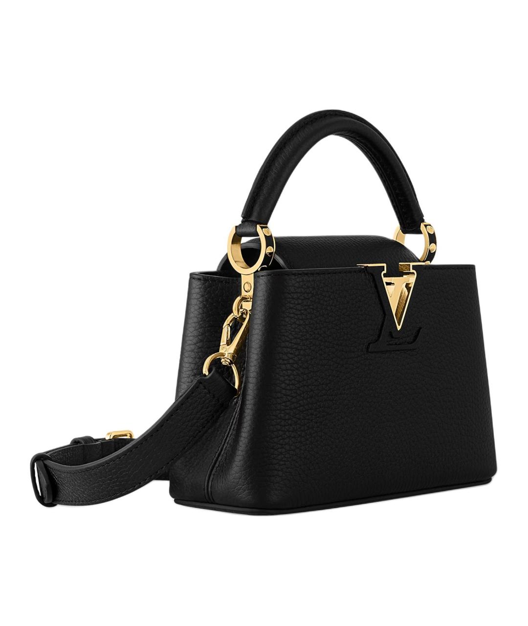 LOUIS VUITTON Черная сумка с короткими ручками, фото 2