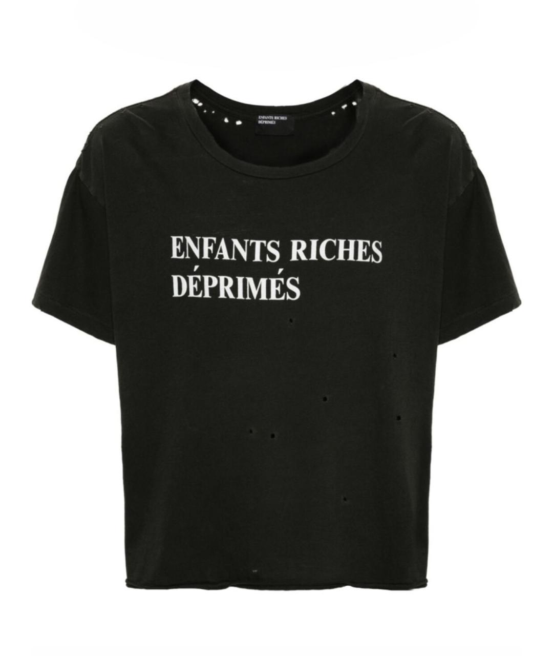 Enfants Riches Déprimés Черная хлопковая футболка, фото 1