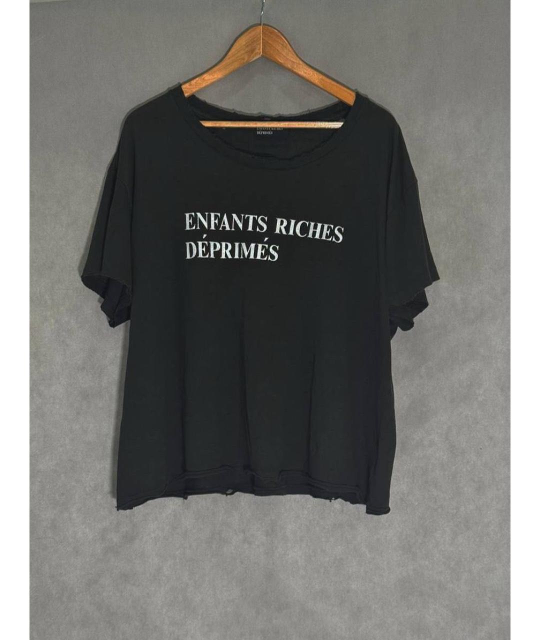 Enfants Riches Déprimés Черная хлопковая футболка, фото 7