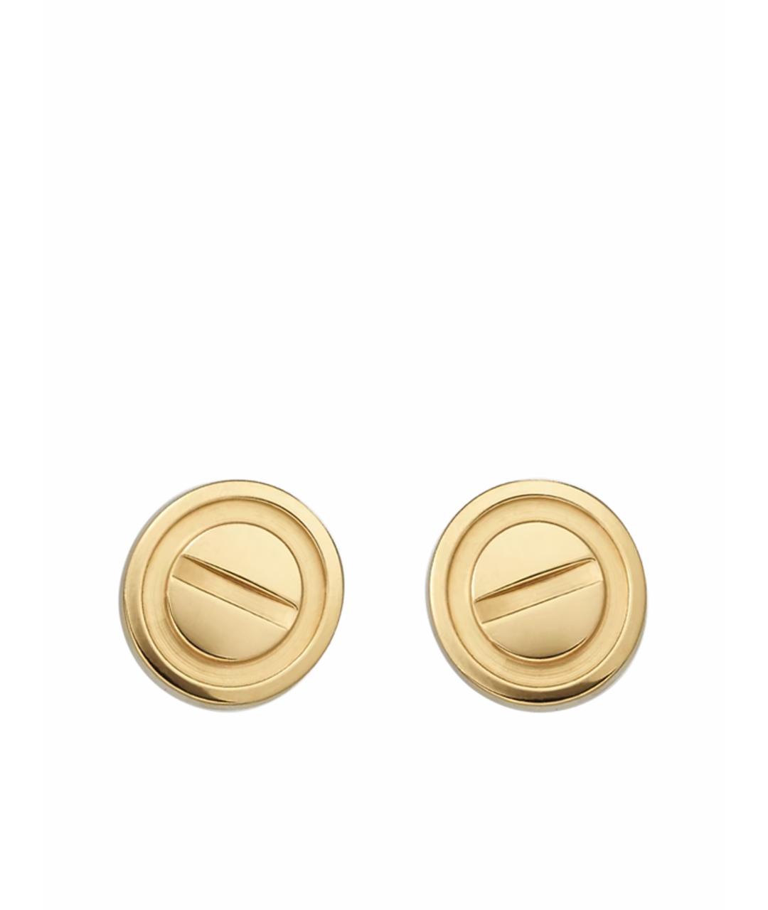CARTIER Золотые серьги из желтого золота, фото 1