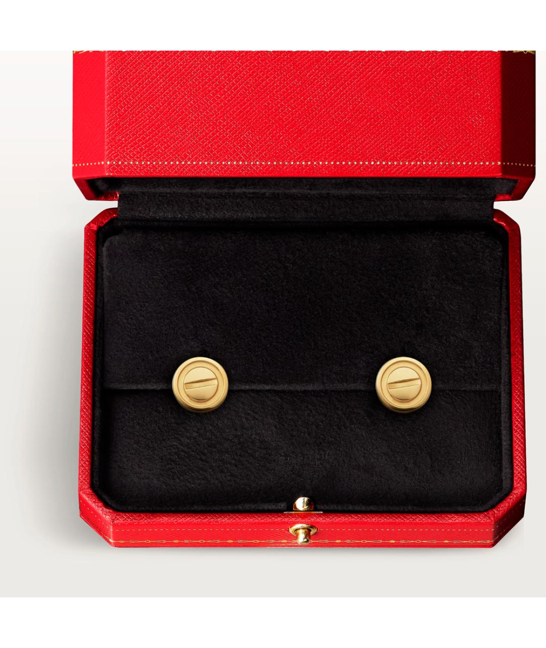 CARTIER Золотые серьги из желтого золота, фото 2