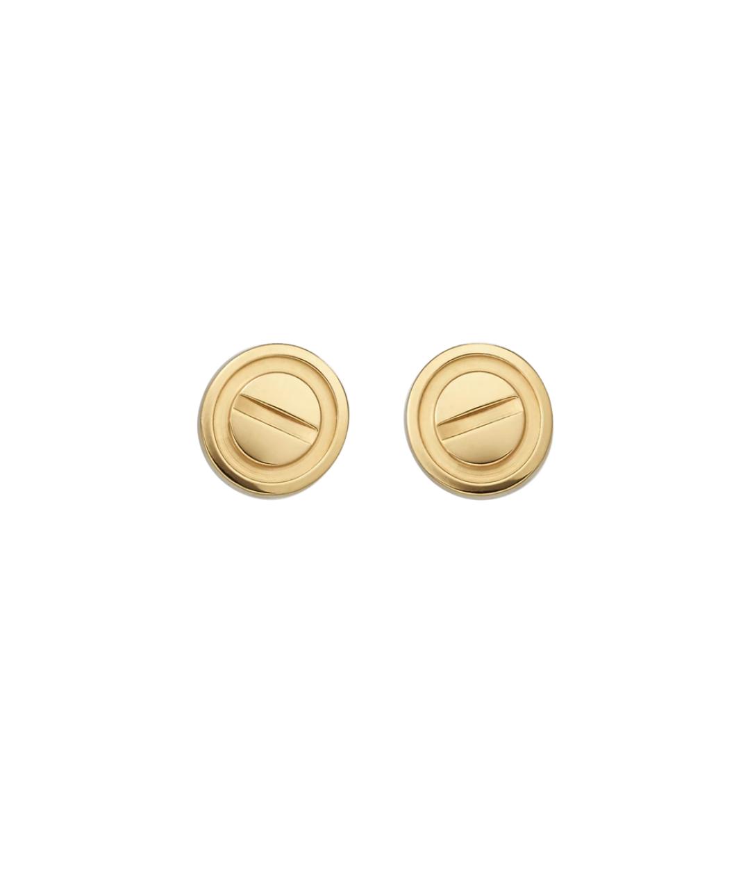 CARTIER Золотые серьги из желтого золота, фото 4