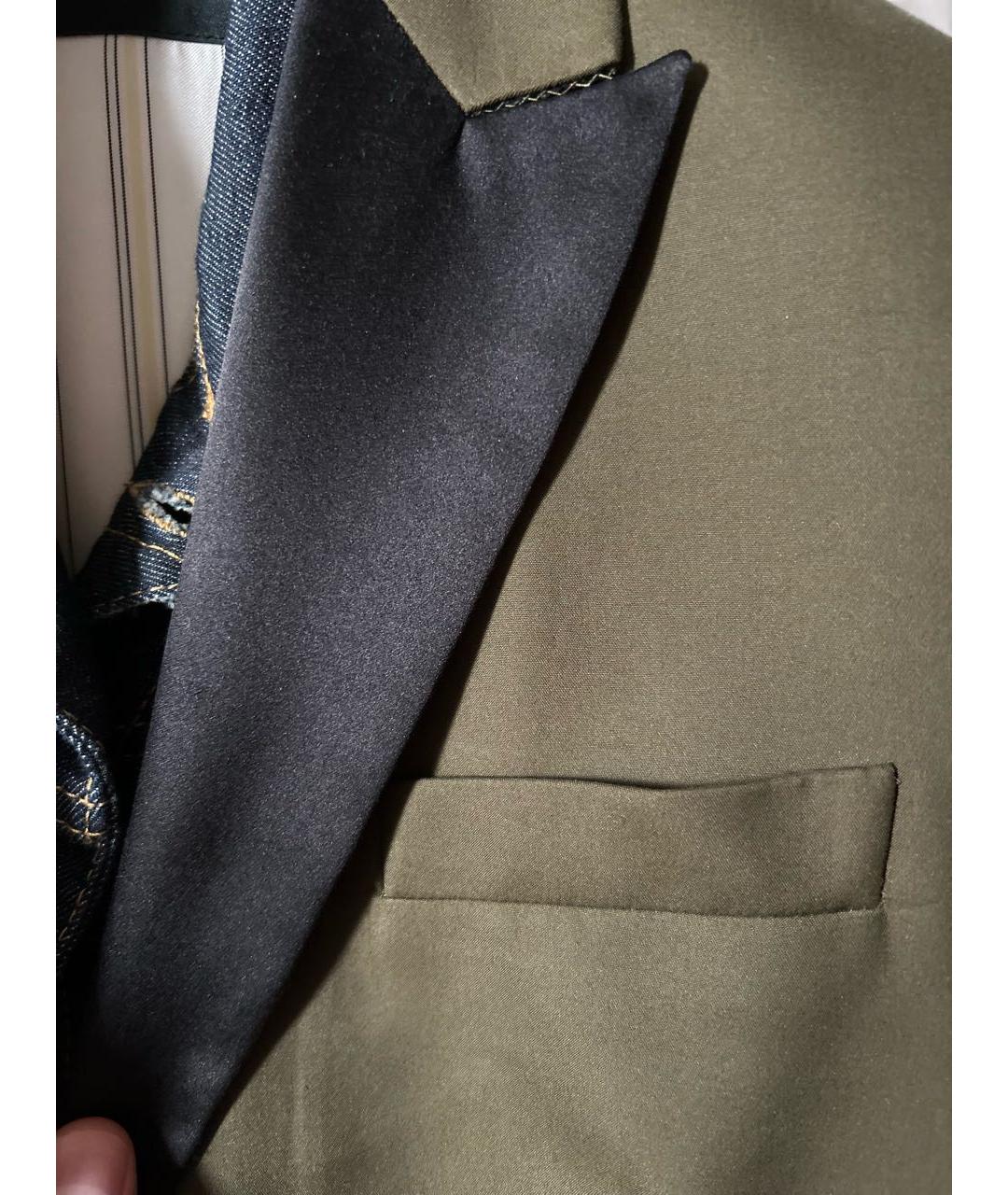 DSQUARED2 Хаки пиджак, фото 4