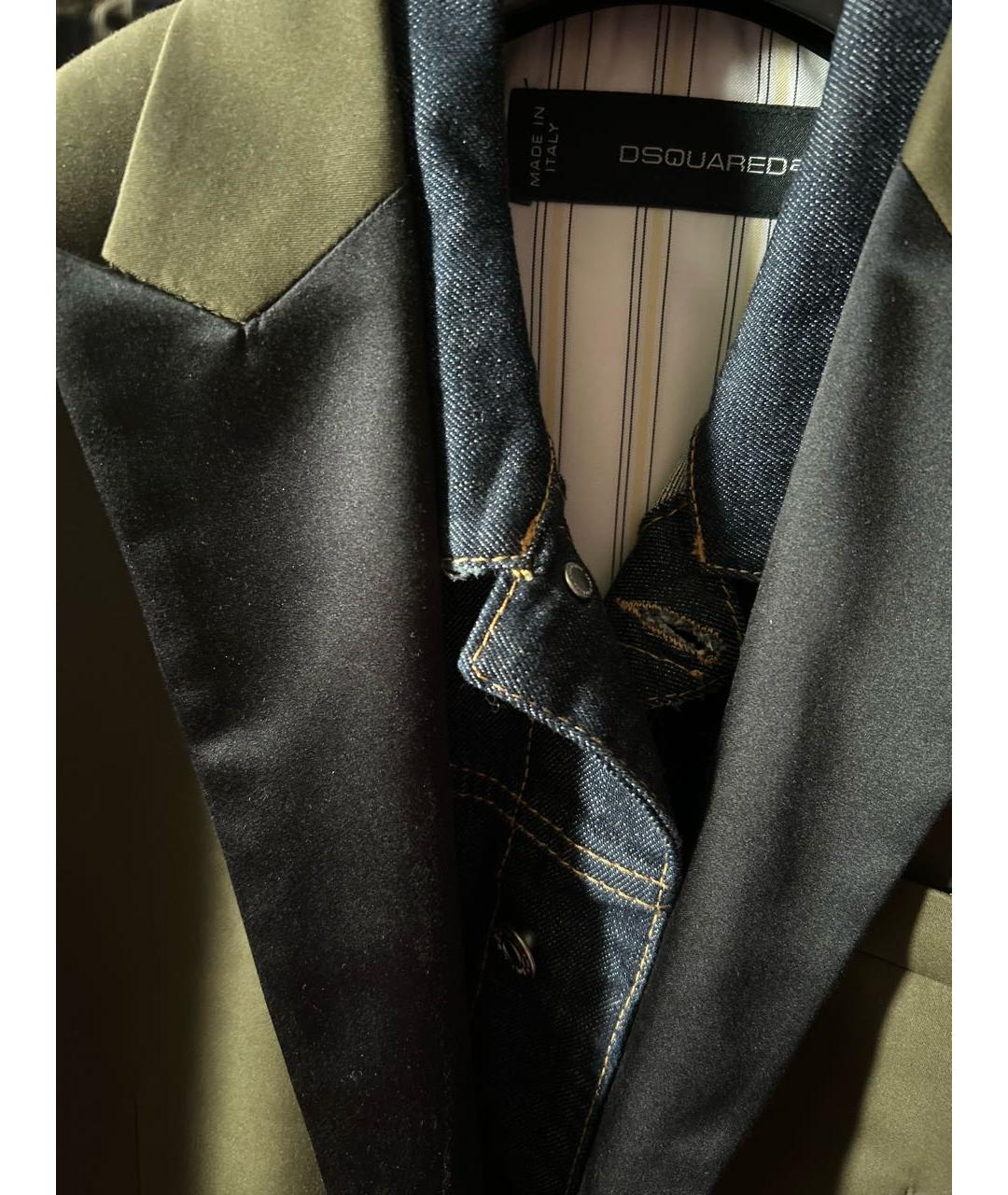 DSQUARED2 Хаки пиджак, фото 6
