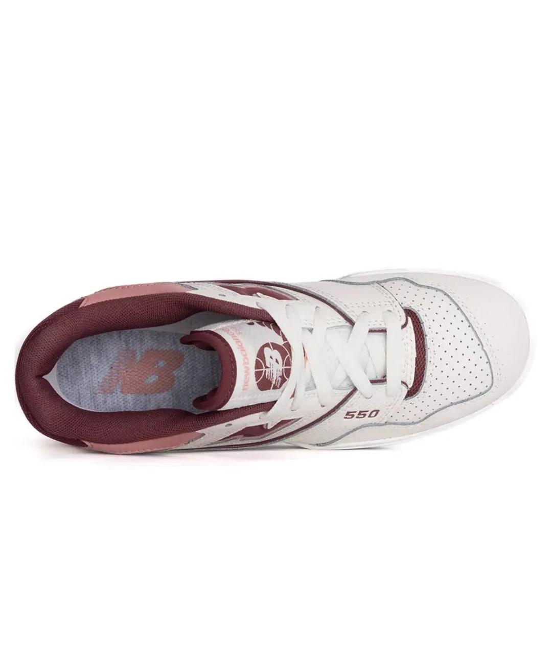 NEW BALANCE Белые кожаные кеды, фото 2