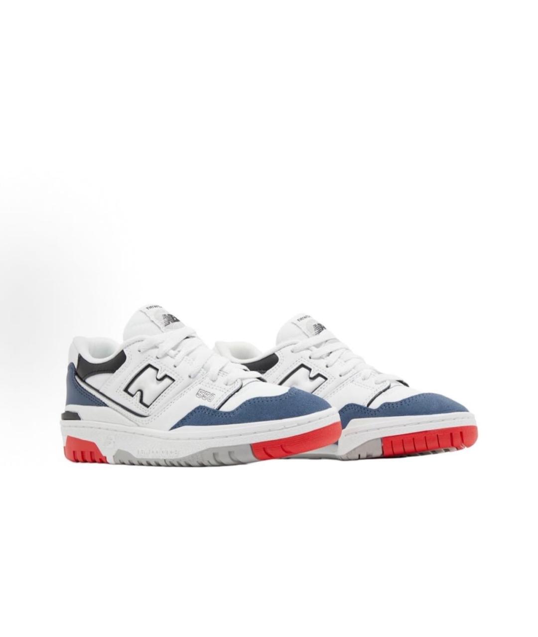 NEW BALANCE Белые кожаные кеды, фото 5