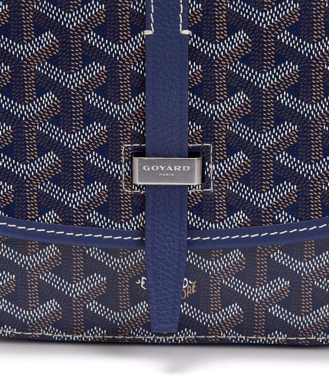 GOYARD Синяя кожаная сумка на плечо, фото 4