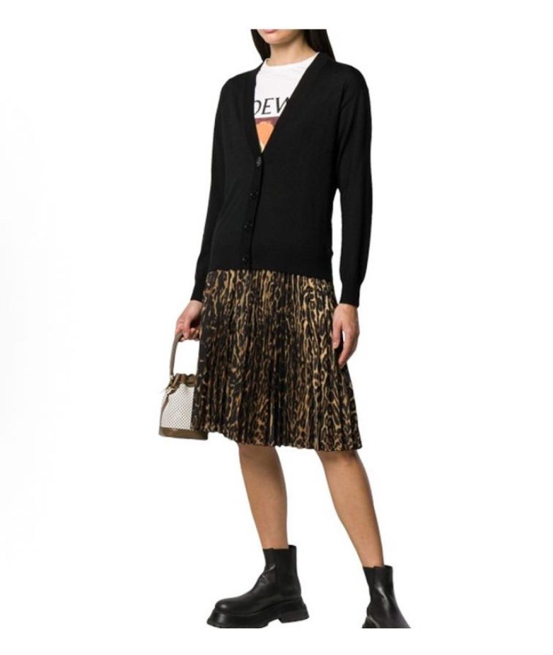 BURBERRY Черный шерстяной кардиган, фото 4