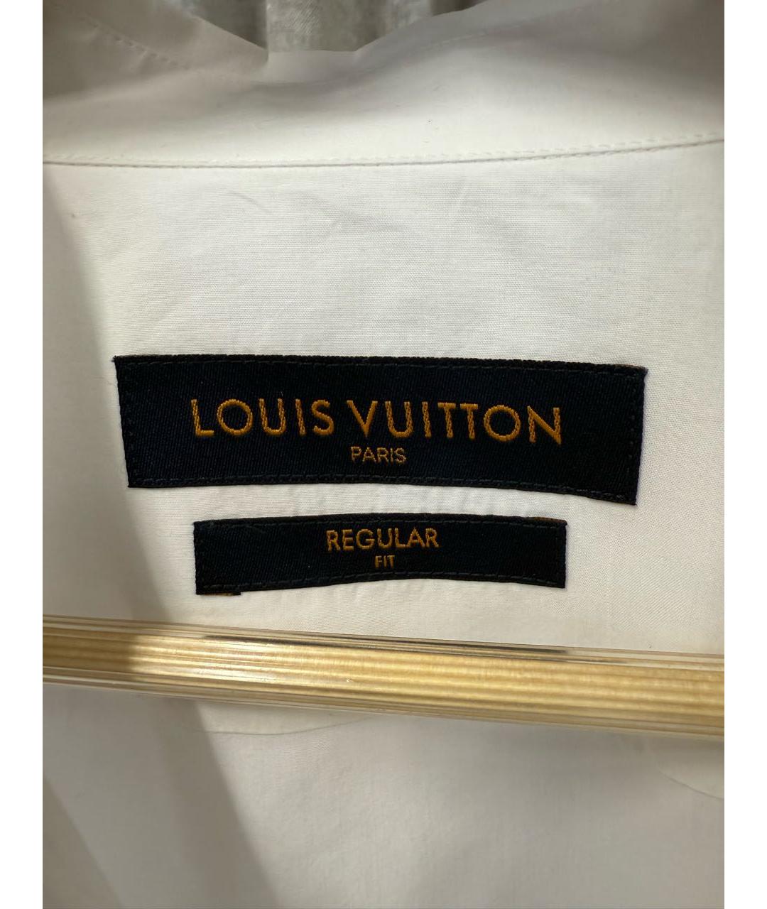 LOUIS VUITTON Белая кэжуал рубашка, фото 4