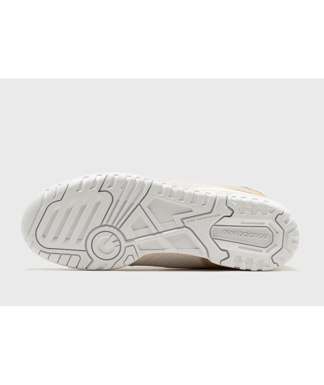 NEW BALANCE Бежевые кожаные кеды, фото 2