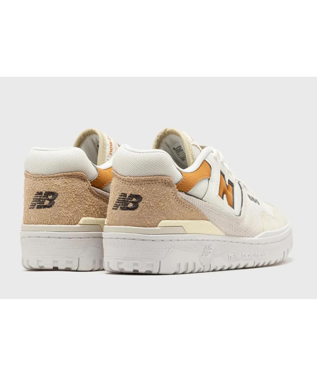 NEW BALANCE Бежевые кожаные кеды, фото 6