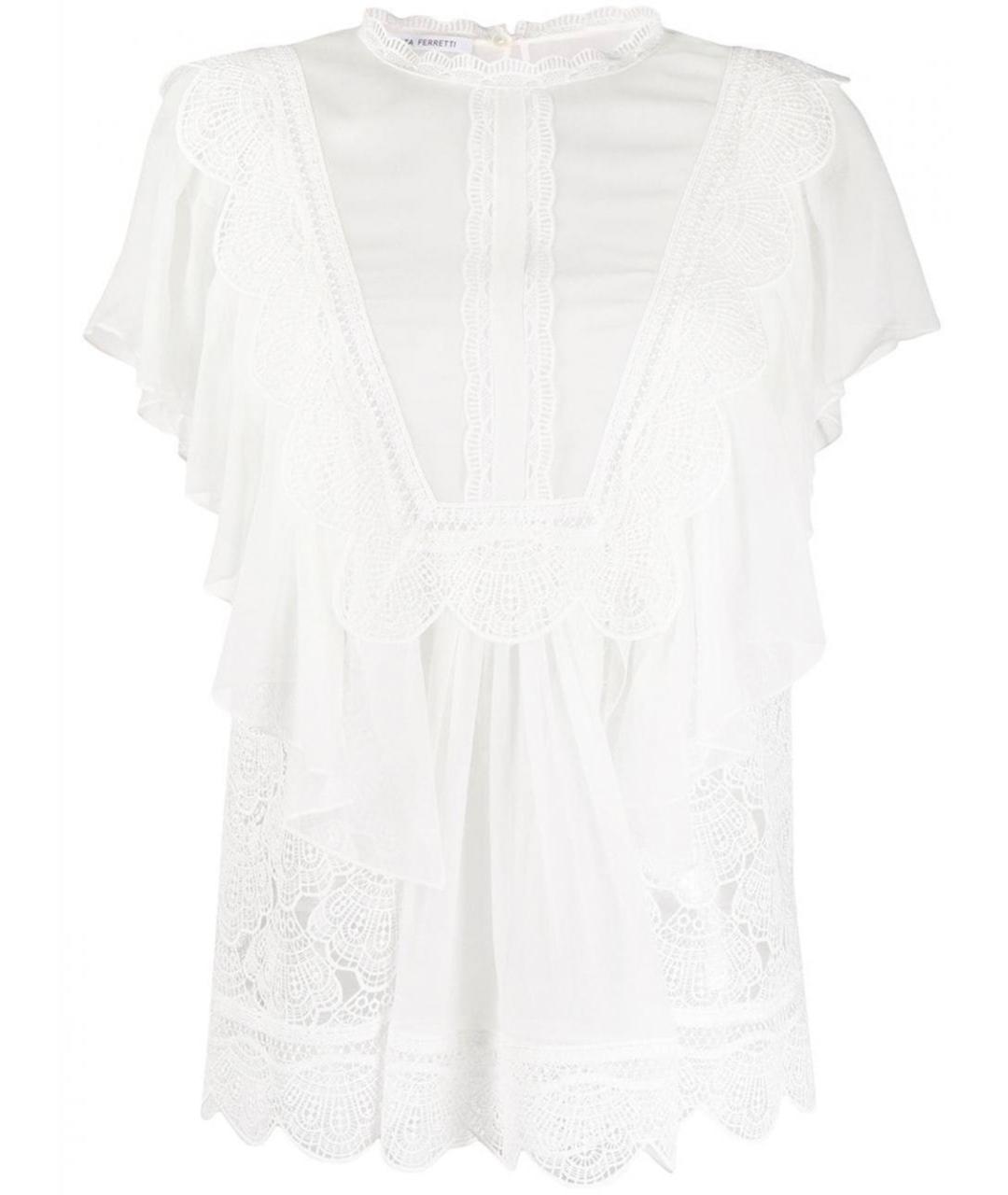 ALBERTA FERRETTI Белая блузы, фото 1