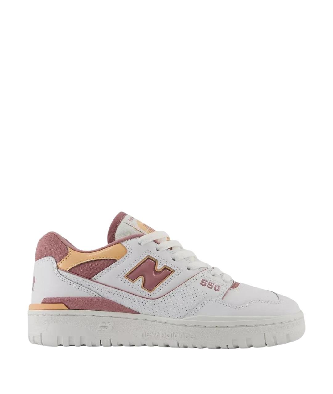NEW BALANCE Белые кожаные кеды, фото 1