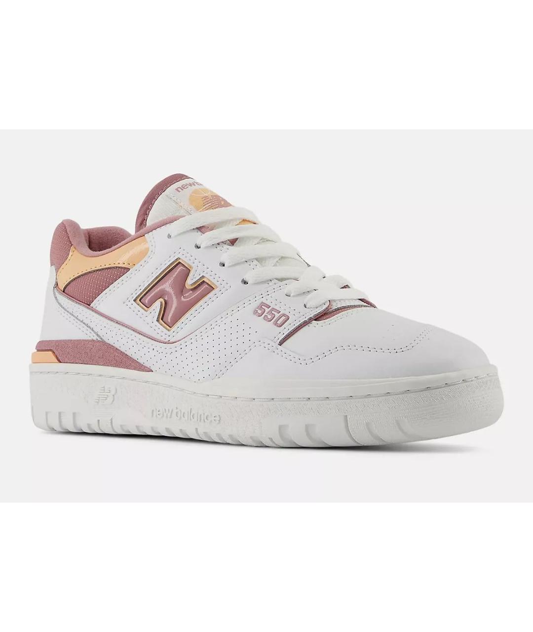 NEW BALANCE Белые кожаные кеды, фото 3