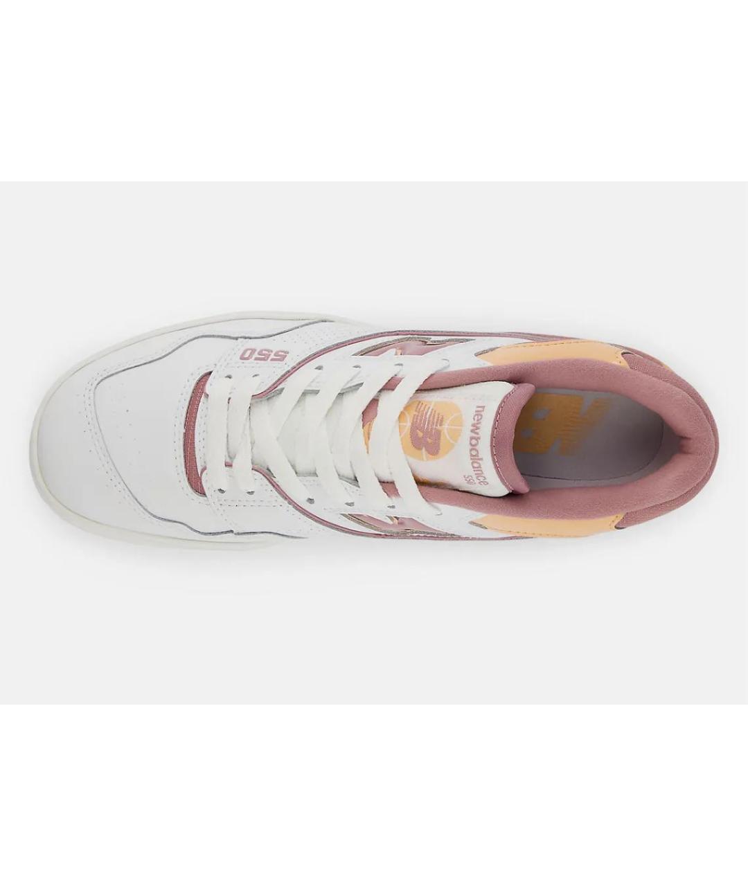 NEW BALANCE Белые кожаные кеды, фото 4
