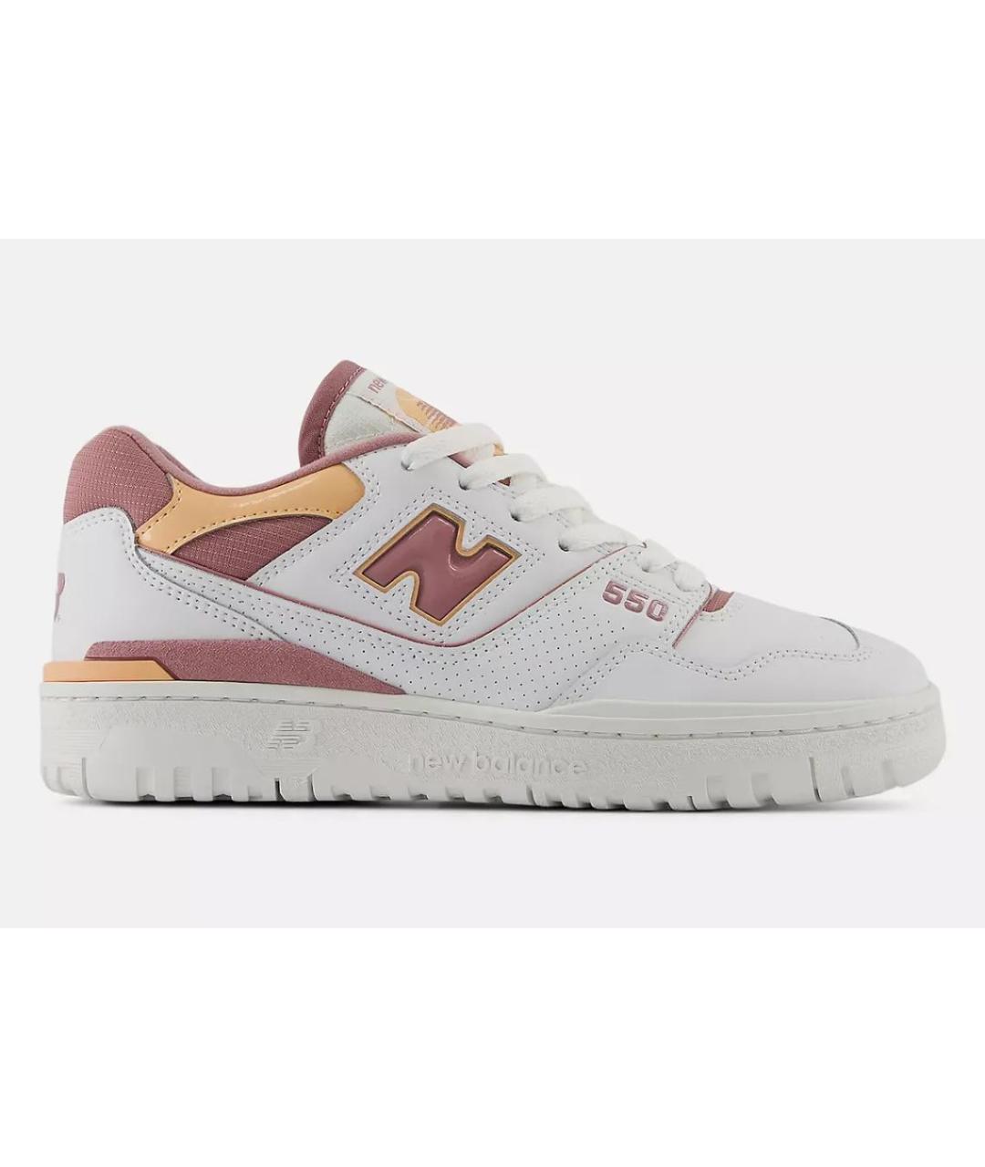 NEW BALANCE Белые кожаные кеды, фото 2