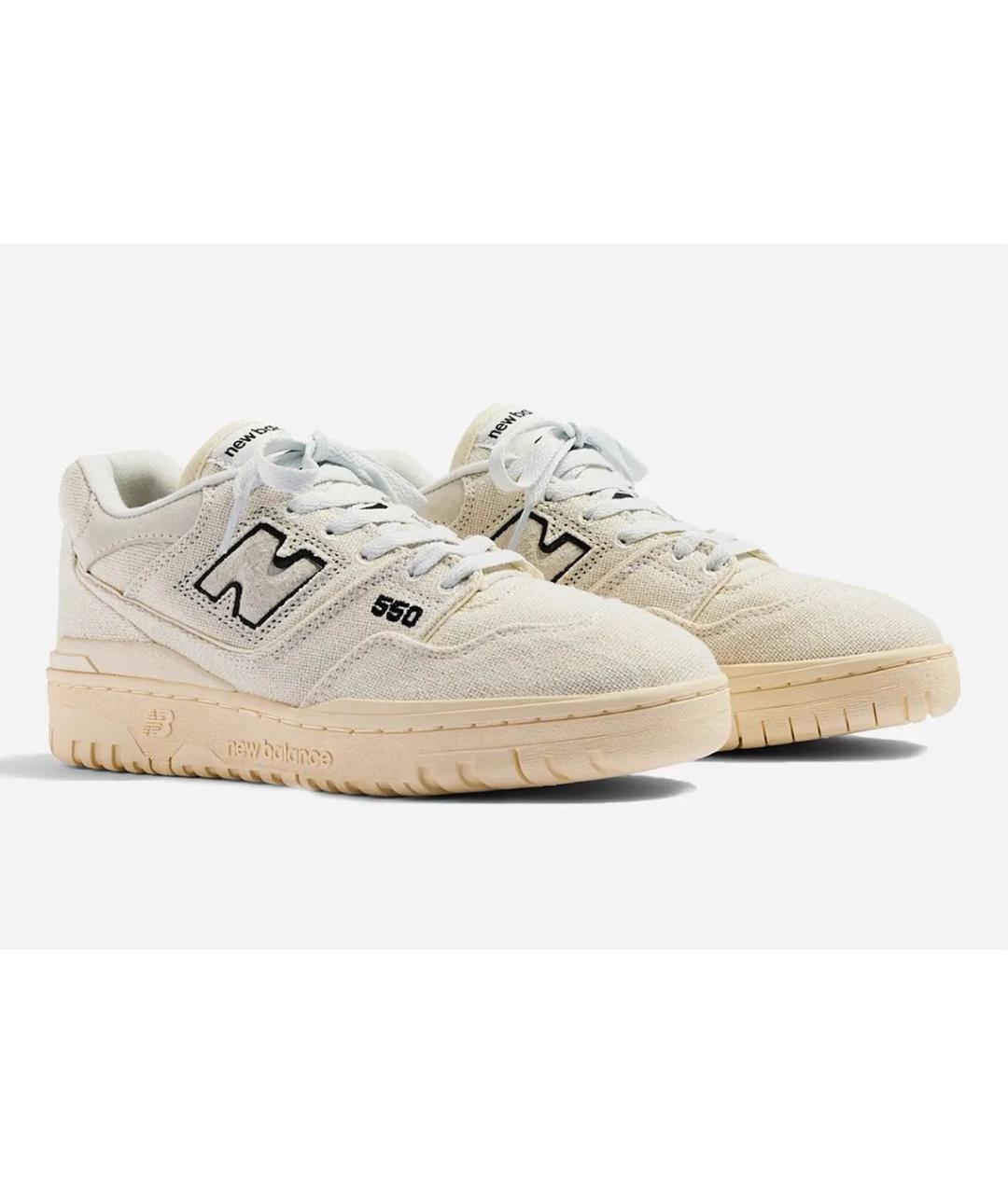 NEW BALANCE Бежевые текстильные кеды, фото 2
