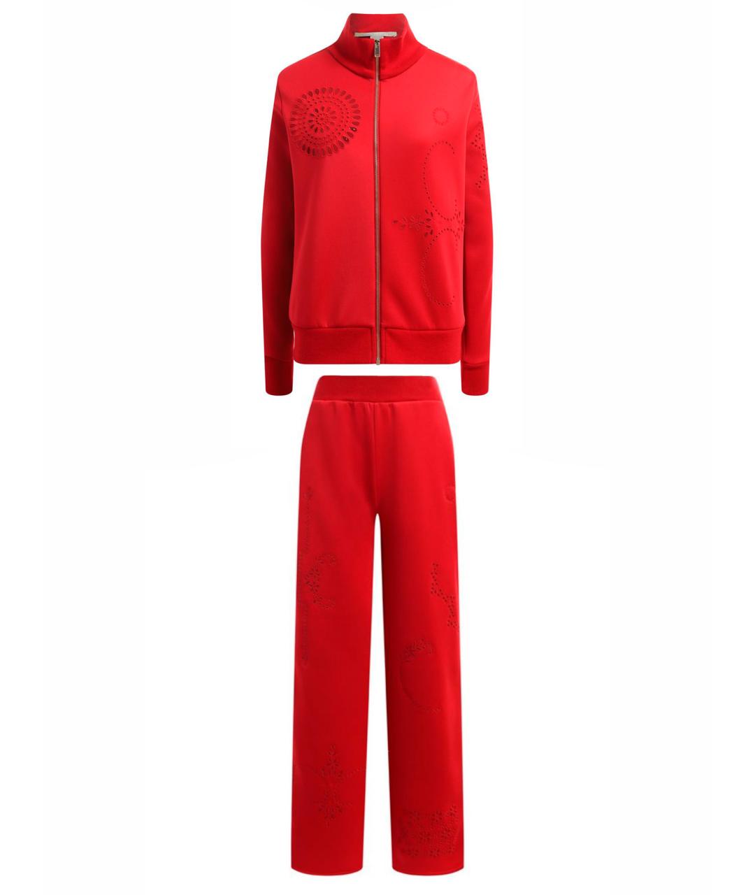 STELLA MCCARTNEY Красный полиэстеровый костюм с брюками, фото 1