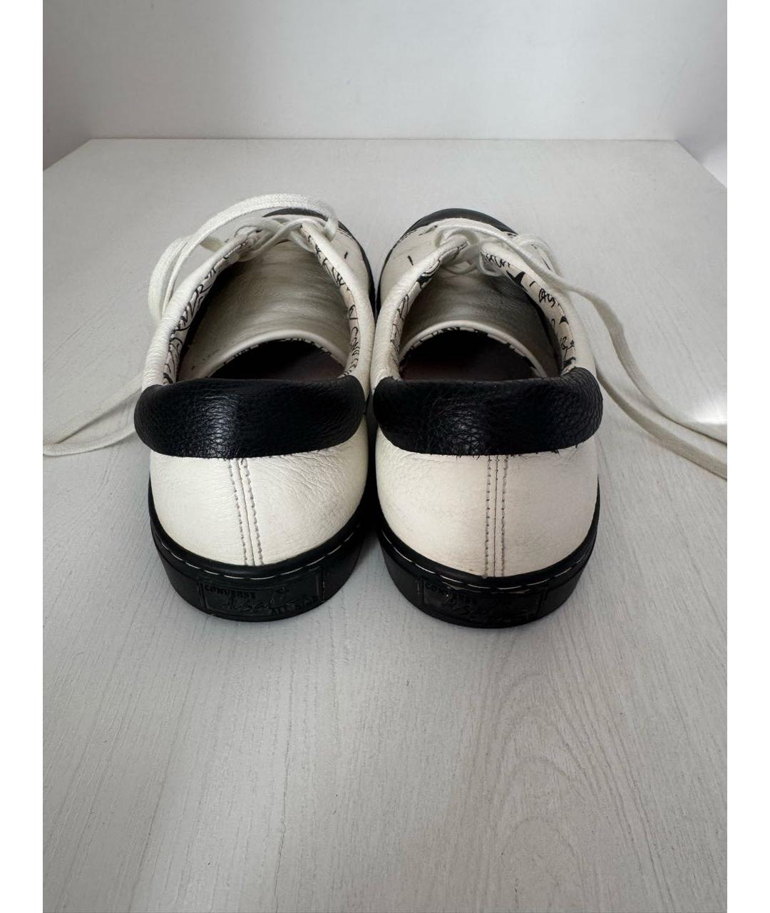 CONVERSE Белые кожаные кеды, фото 4