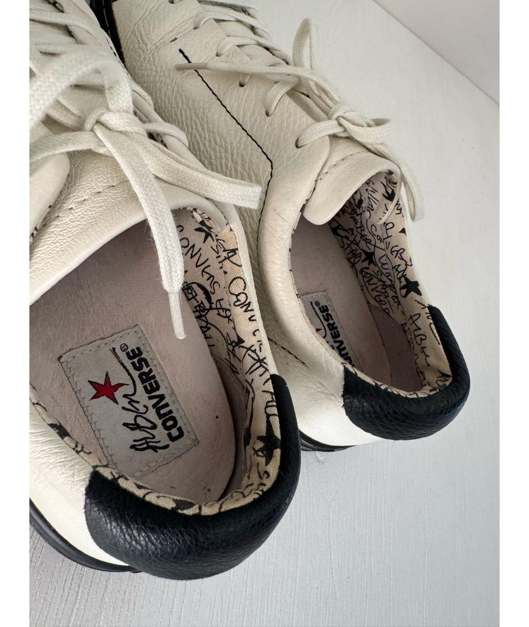 CONVERSE Белые кожаные кеды, фото 5