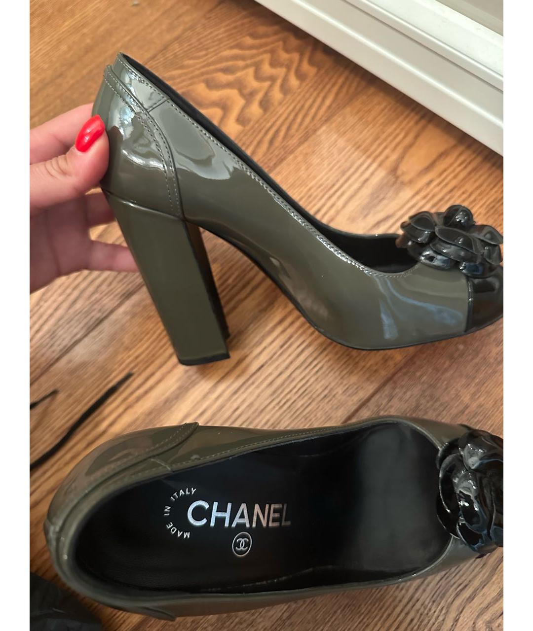 CHANEL Туфли из лакированной кожи, фото 5