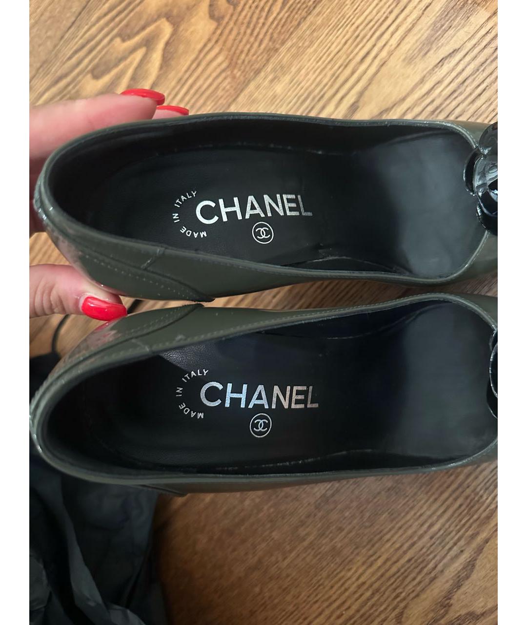 CHANEL Туфли из лакированной кожи, фото 3