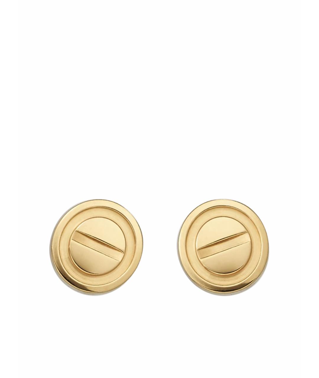 CARTIER Золотые серьги из желтого золота, фото 1